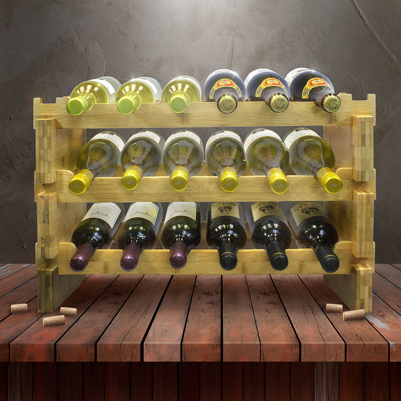 3 tier wine rack